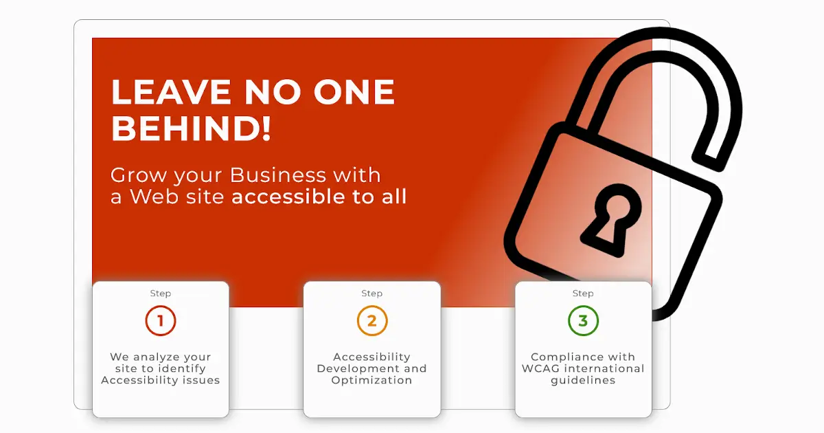 Web accessibility: leave no one behind